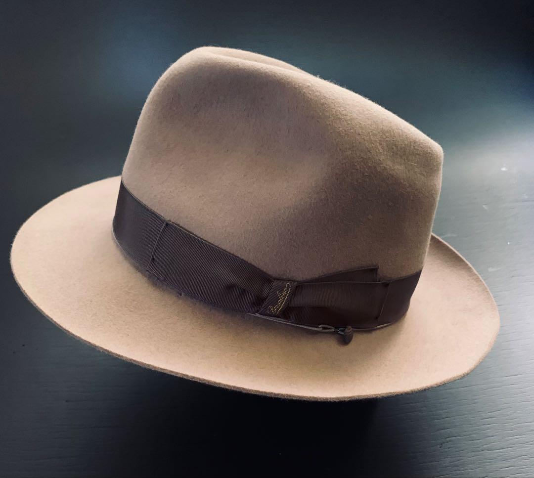 名門Borsalino クラシカルな名型　極上のラザートモデル　¥7万程