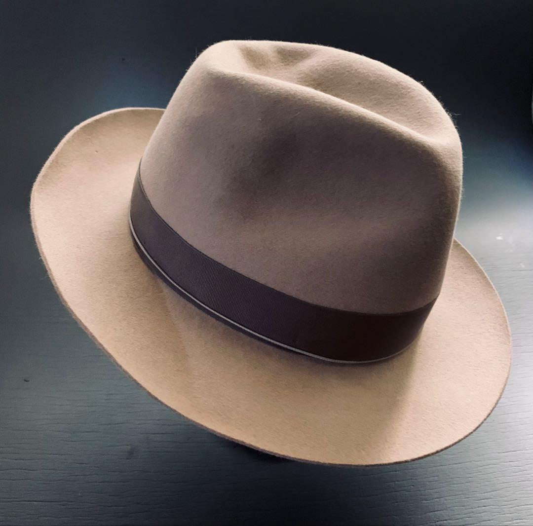 名門Borsalino クラシカルな名型　極上のラザートモデル　¥7万程
