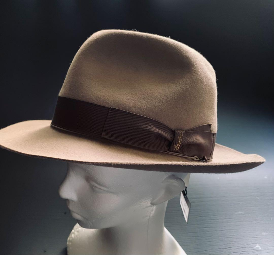 名門Borsalino クラシカルな名型　極上のラザートモデル　¥7万程
