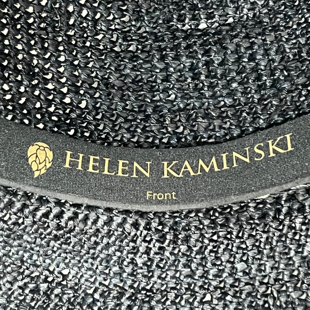 未使用 ヘレンカミンスキー ローラブルハット 麦わら帽子 ブラック