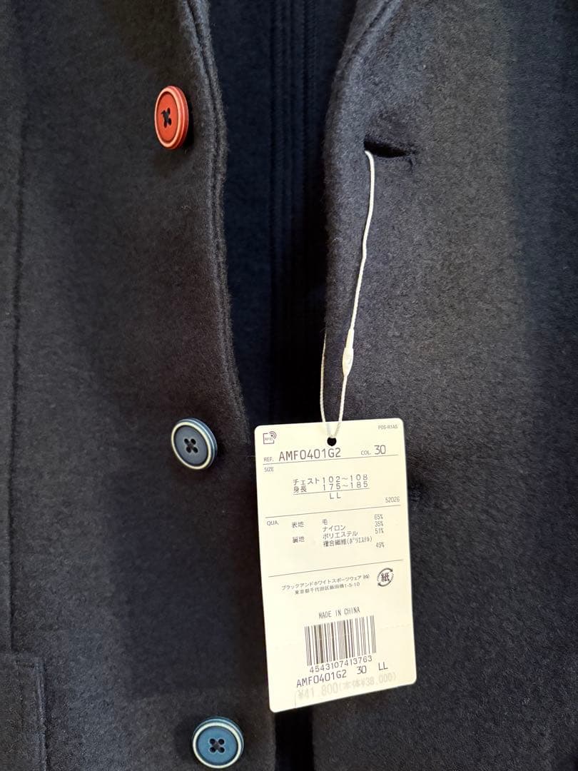 and per se 紺色 ジャケット　ウール定価41800