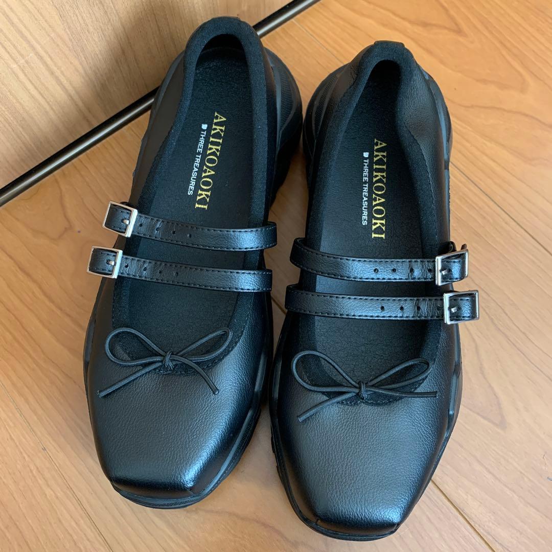 AKIKOAOKI Giselle-faux leather 別注 22センチ