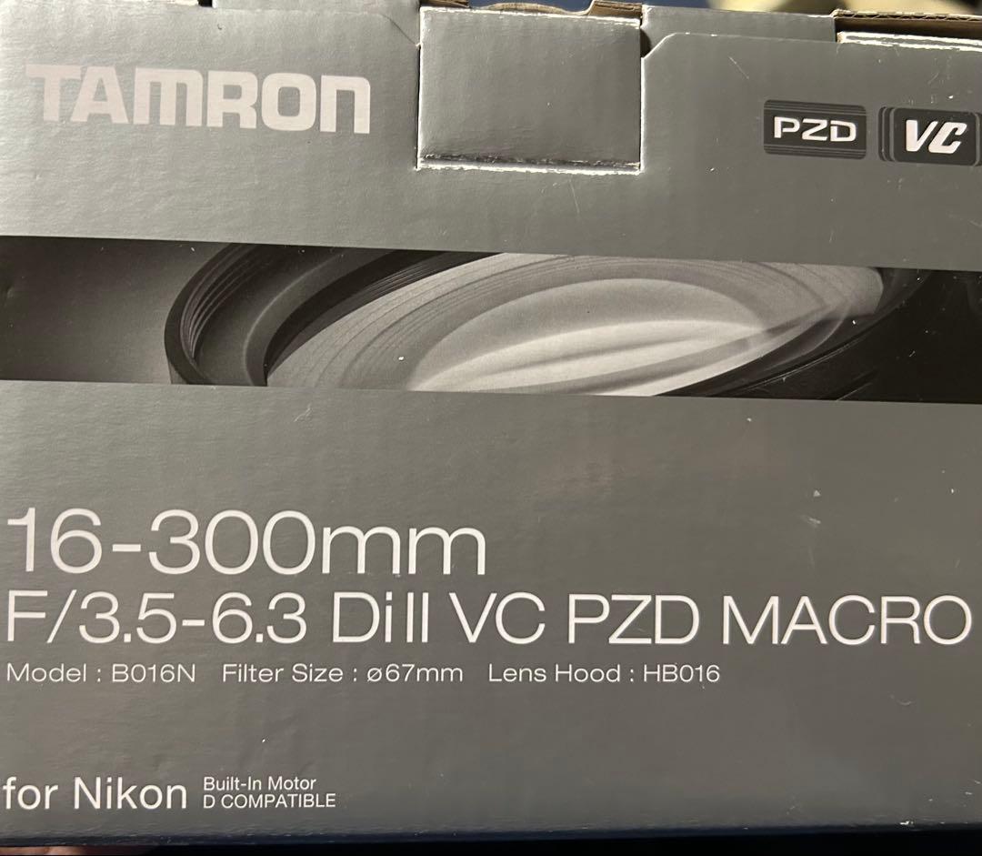【美品】TAMRON 16-300mm F/3.5-6.3 ニコンFマウント