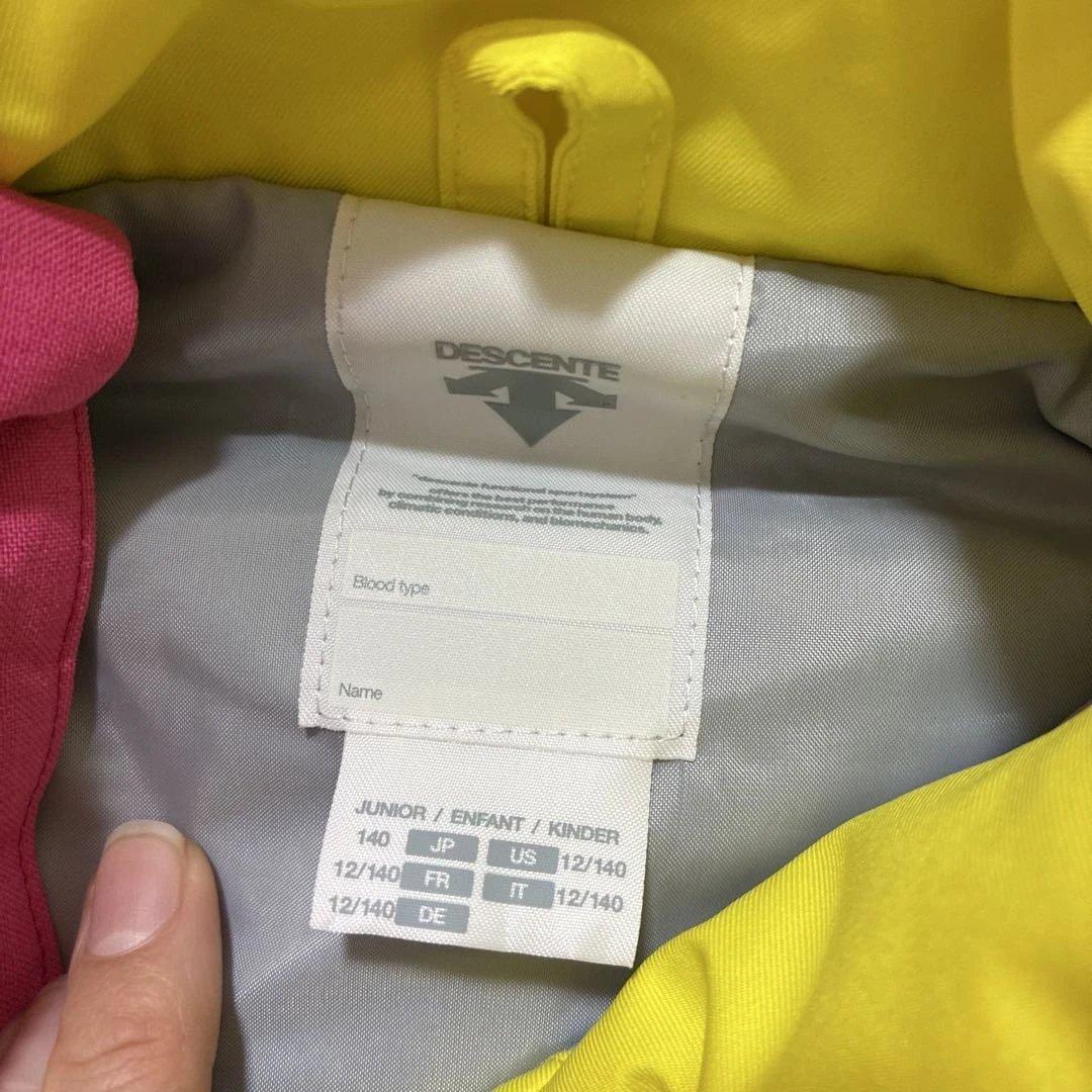 Descente 子ども用スキーウェア 140cm ピンク　新品未使用