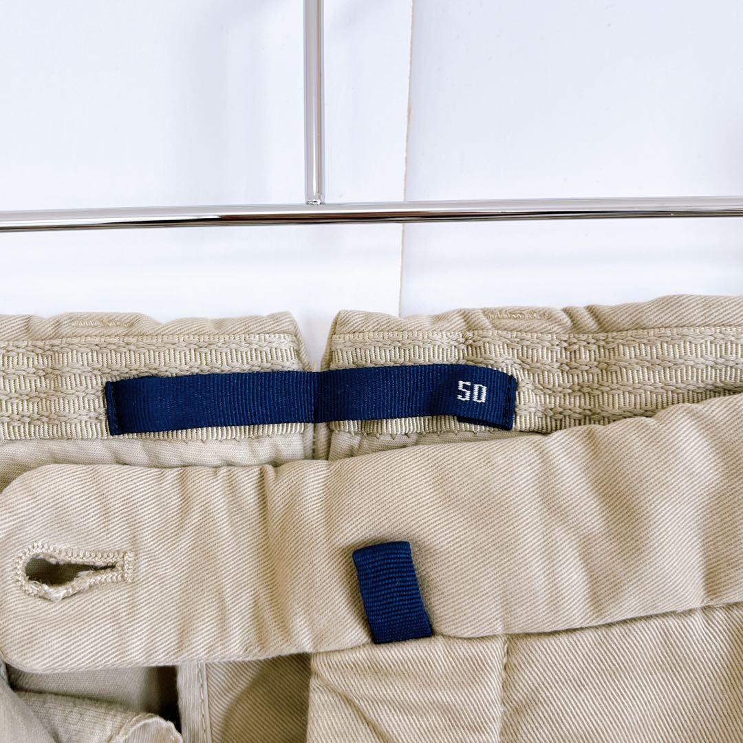 INCOTEX インコテックス カーゴパンツ ベージュ (50) サイドポケット