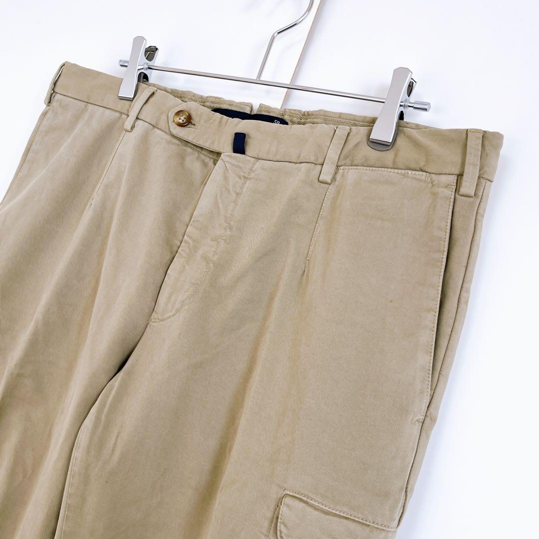 INCOTEX インコテックス カーゴパンツ ベージュ (50) サイドポケット
