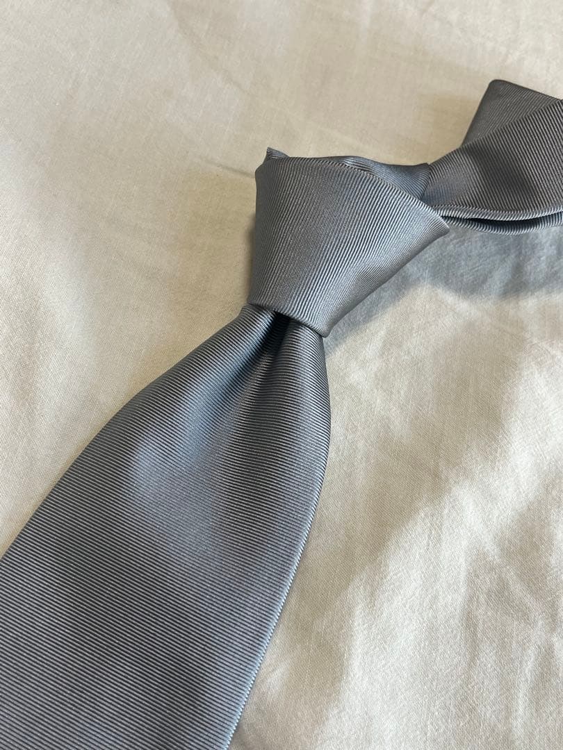 【サーモス様】LUIGI BORRELLI ソリッドネクタイ 2本