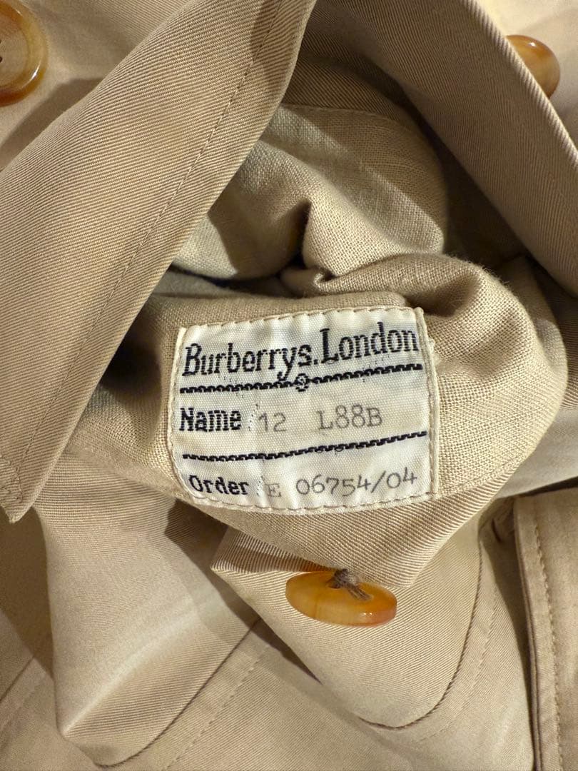 Burberry バーバリー トレンチコート ステンカラーコート ライナー付き