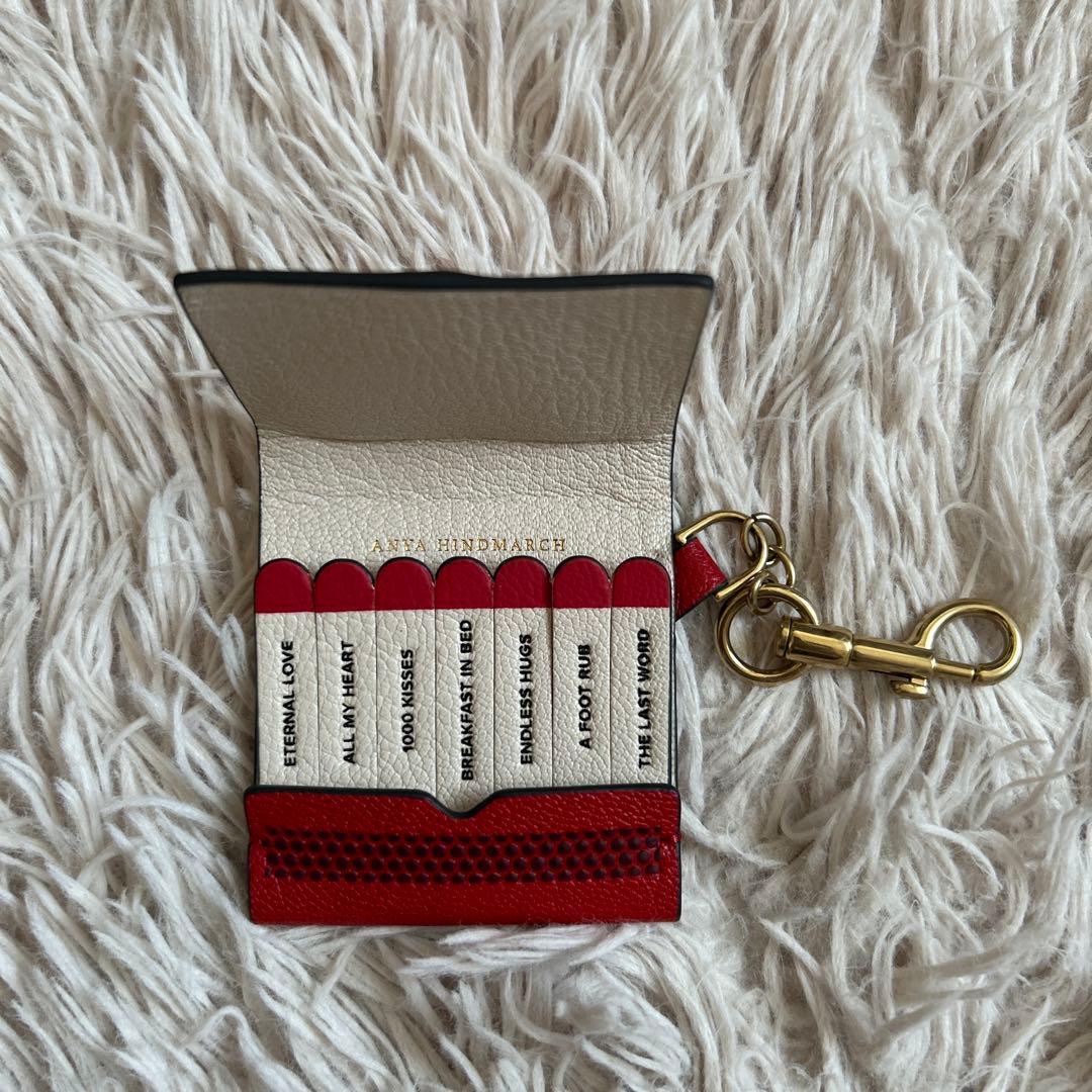 新品 ANYA HINDMARCH Match Book Heart キーケース