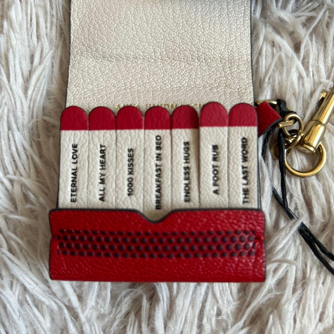 新品 ANYA HINDMARCH Match Book Heart キーケース