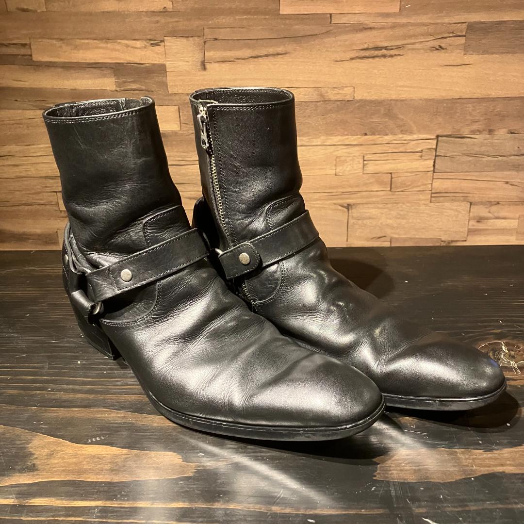 whoop-de-doo　ヒールブーツ　リングベルト/本革/厚底　26.5cm