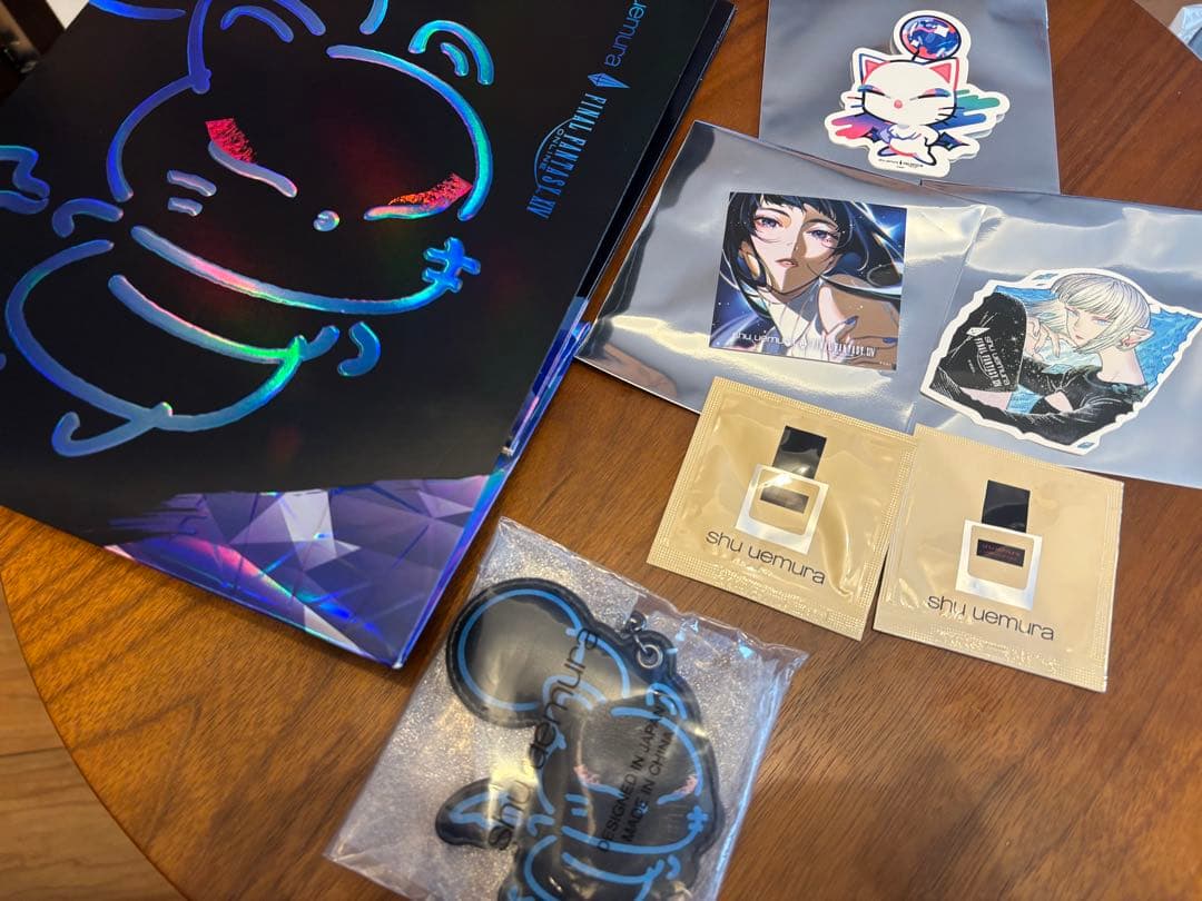 シュウウエムラ FF14 モーグリキーリング、ステッカー