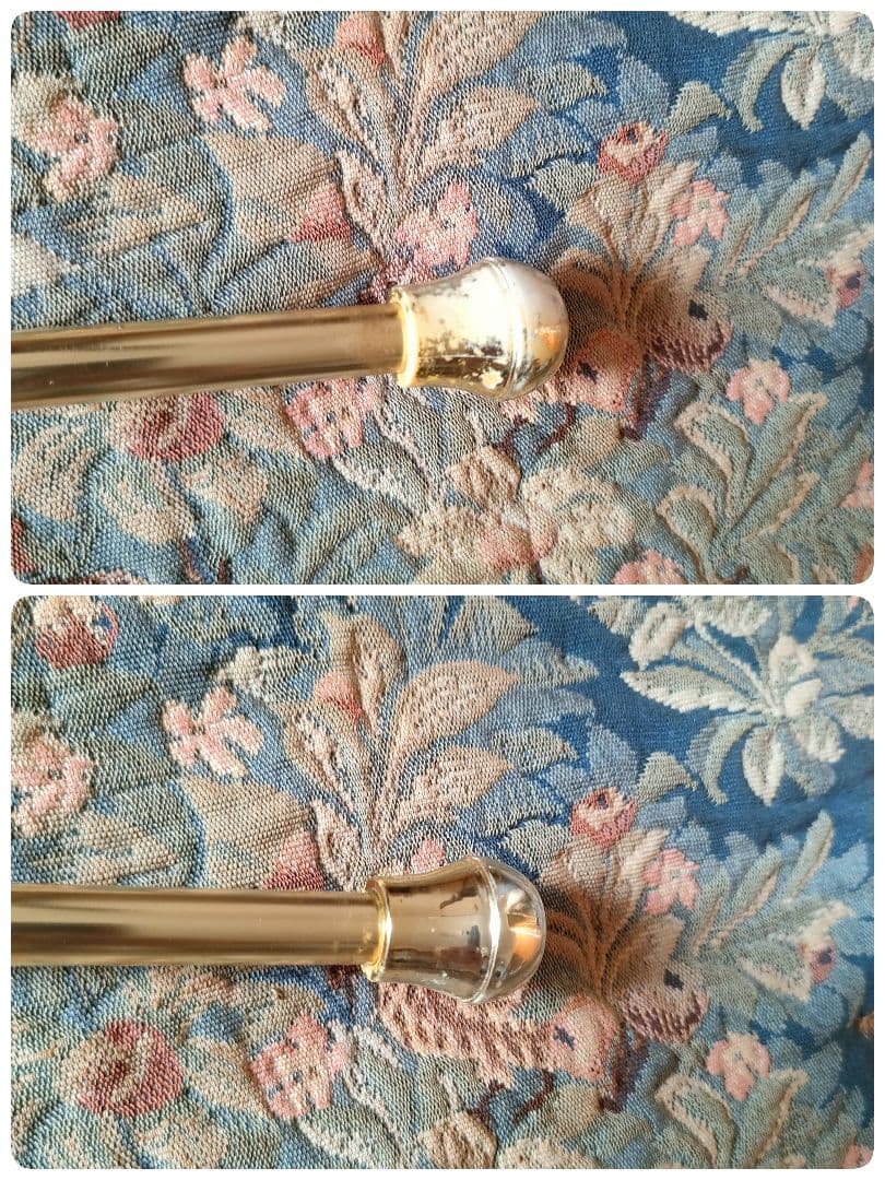 ヴィンテージ メイドインフランス タペストリー のれん　棒通し・棒付き