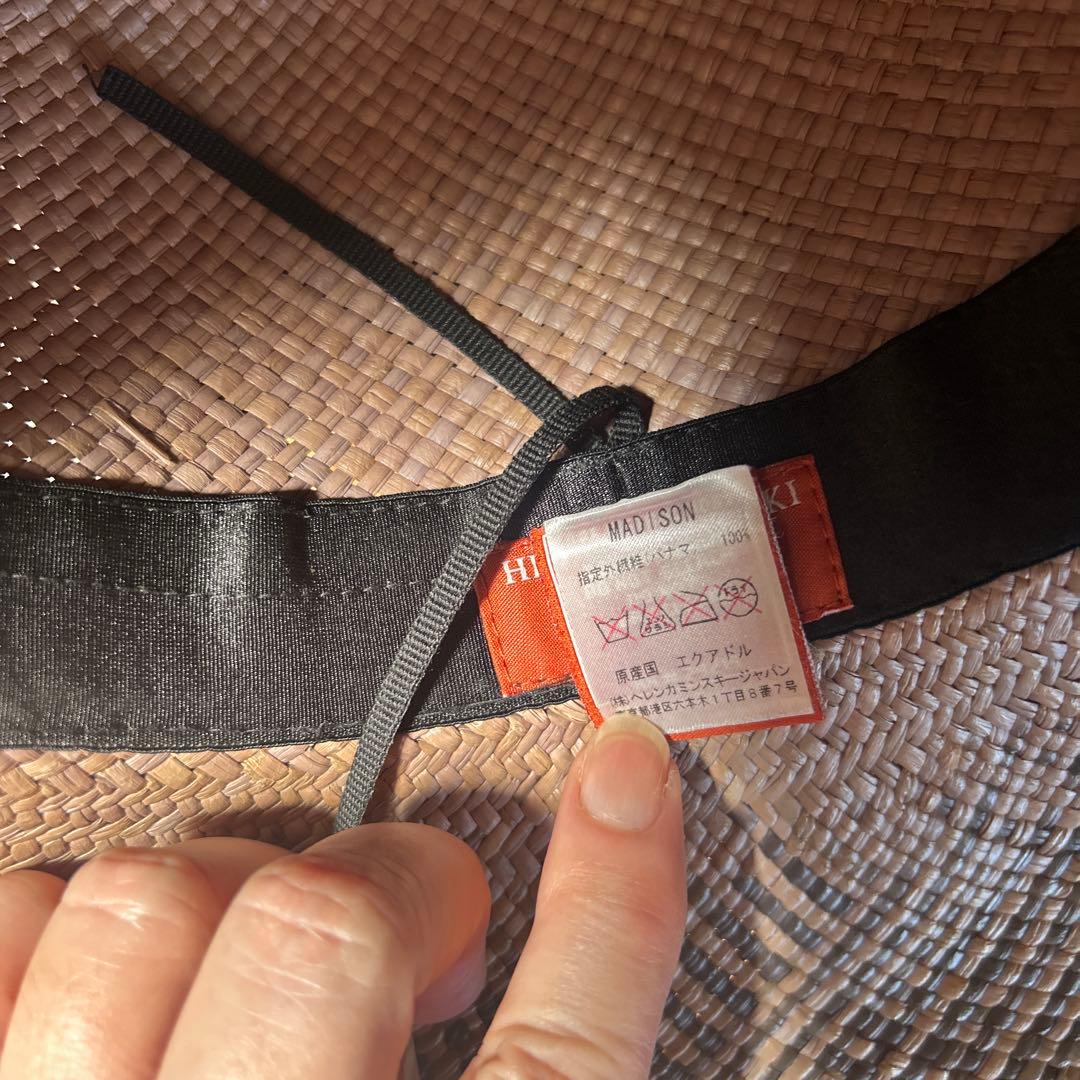 ヘレンカミンスキー　パナマ帽子　グレー