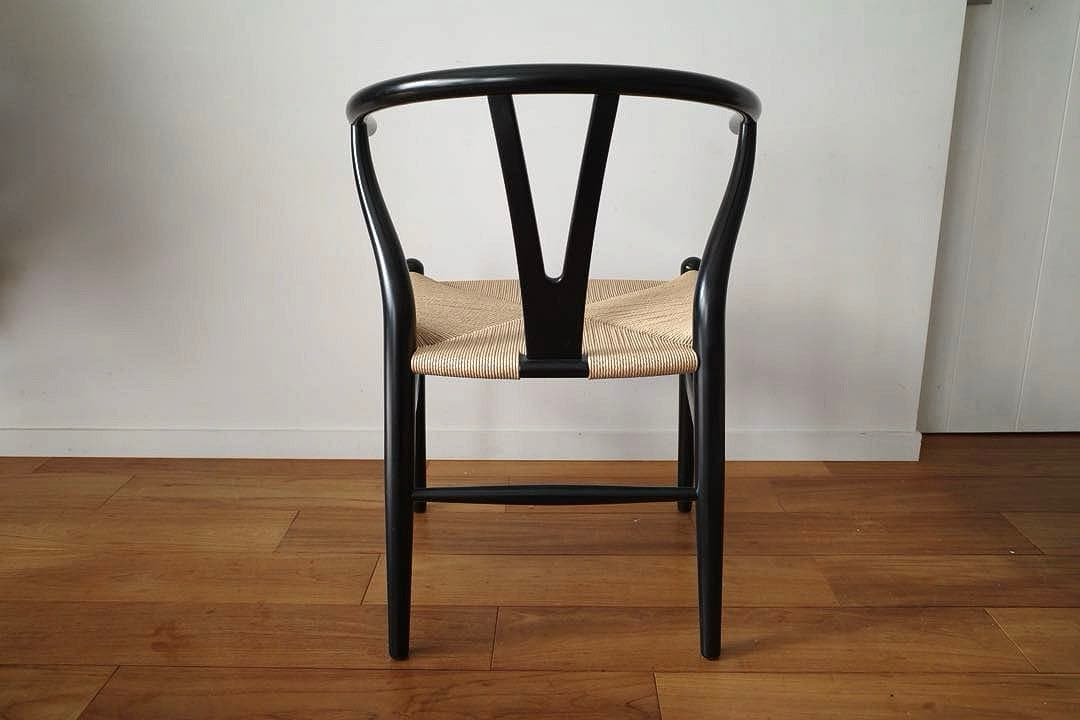 極美品【ヴィンテージ yチェア】ブラック（艶あり） 日本サイズ