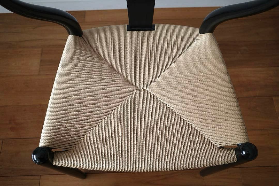 極美品【ヴィンテージ yチェア】ブラック（艶あり） 日本サイズ