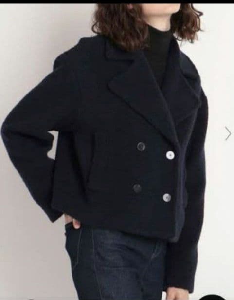 極美品セオリー 定価7万 22AW TEDDY FLEECE ボアPコート