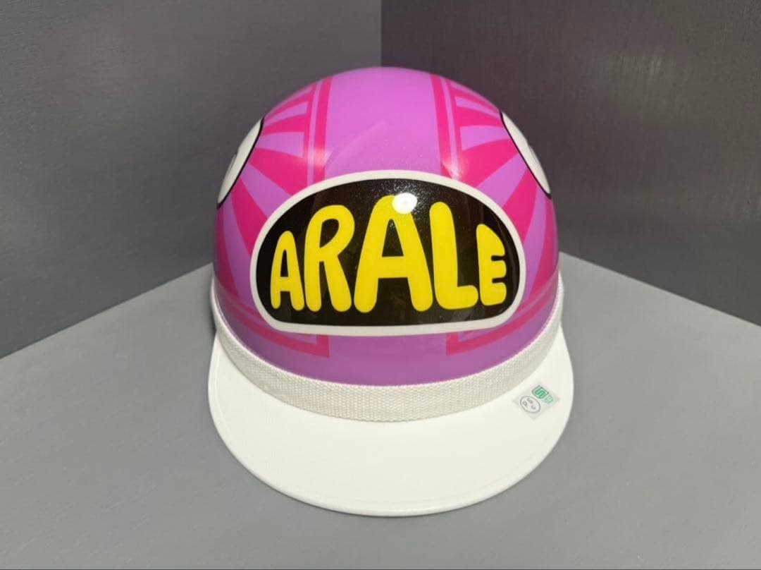 三つボタンコルク半ヘルメット カスタムペイント 日照 送料無料