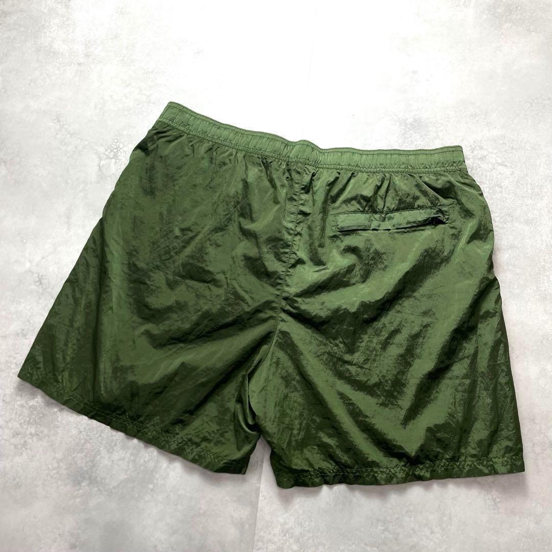 試着程度 ストーンアイランド ナイロンメタルスウィムショーツ カーキ 3XL