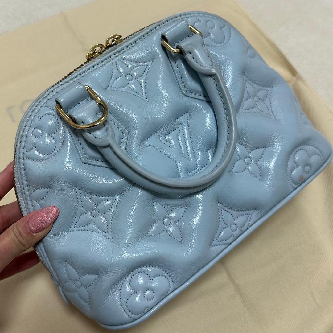 ルイヴィトン Louis Vuitton バブルグラム アルマソフトBB ブルー