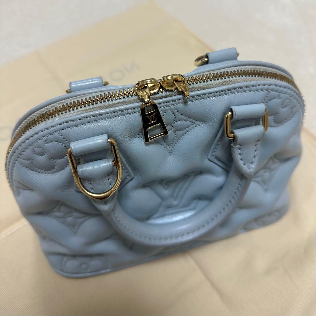 ルイヴィトン Louis Vuitton バブルグラム アルマソフトBB ブルー