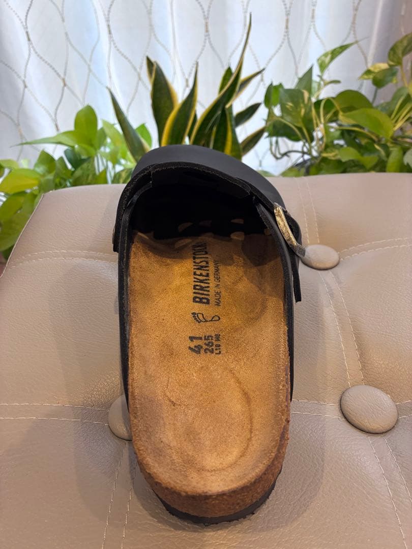 【極美品】ビルケンシュトック ボストン 41(26.5cm) ブラック2024年