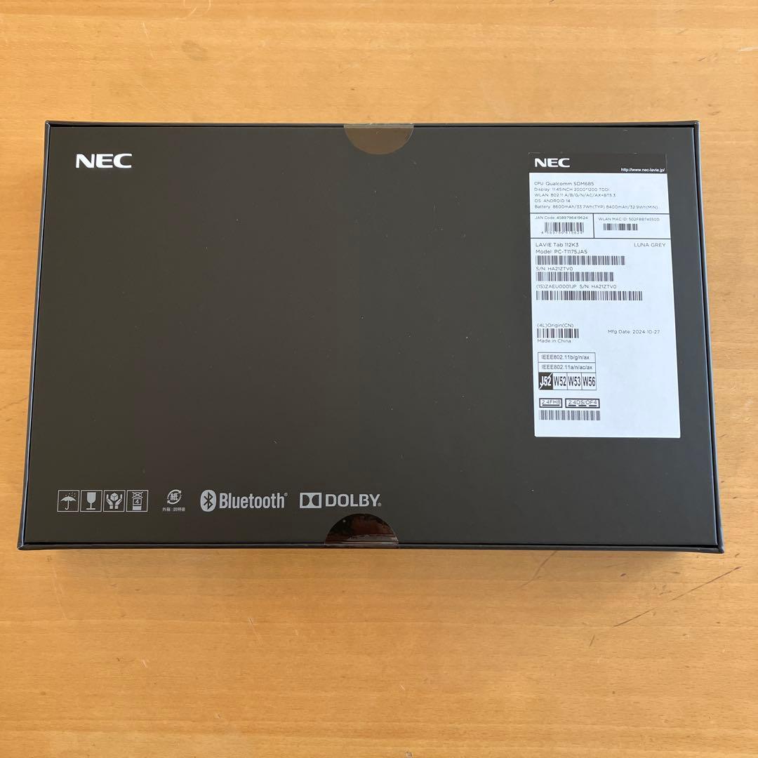 Androidタブレット本体 NEC LAVIE Tab T11 PC-T1175JAS