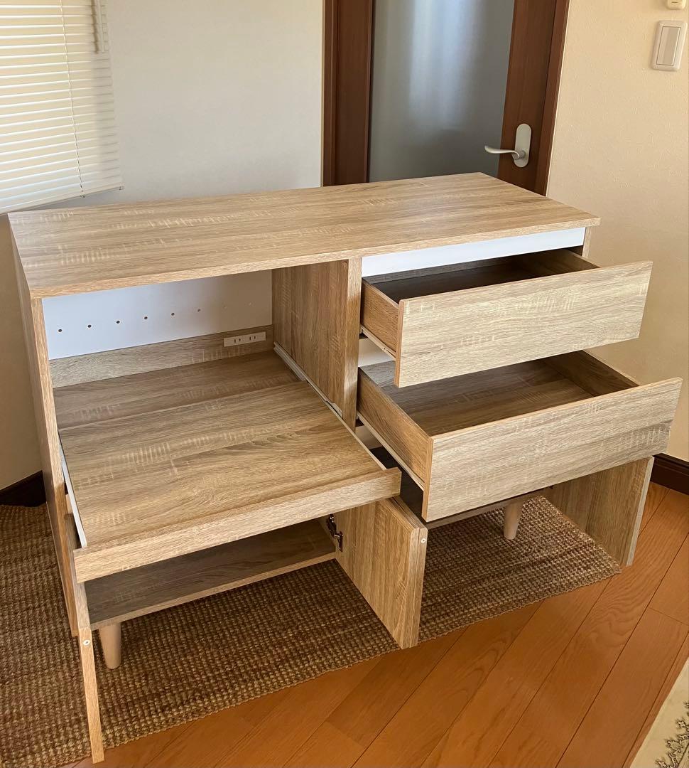 【組立て不要！設置込み】食器棚 レンジ台 LOWYA ロウヤ シンプル 北欧