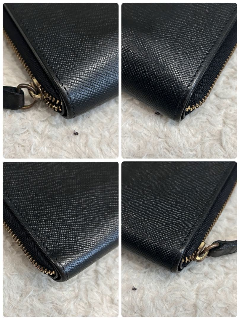 美品✨アンダーカバー×ポーター 2つ折り財布 レザー ロゴ 小銭入れ 黒 コラボ