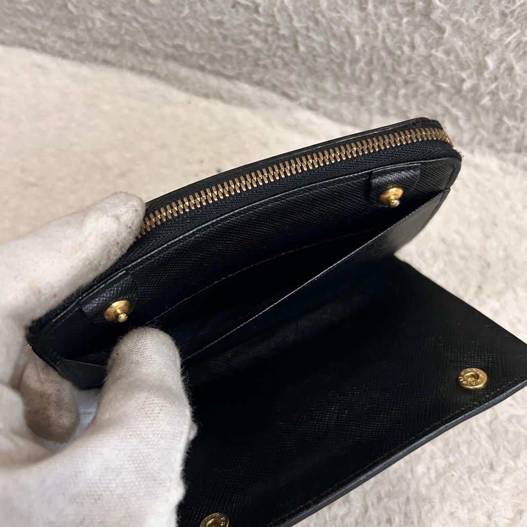 美品✨アンダーカバー×ポーター 2つ折り財布 レザー ロゴ 小銭入れ 黒 コラボ