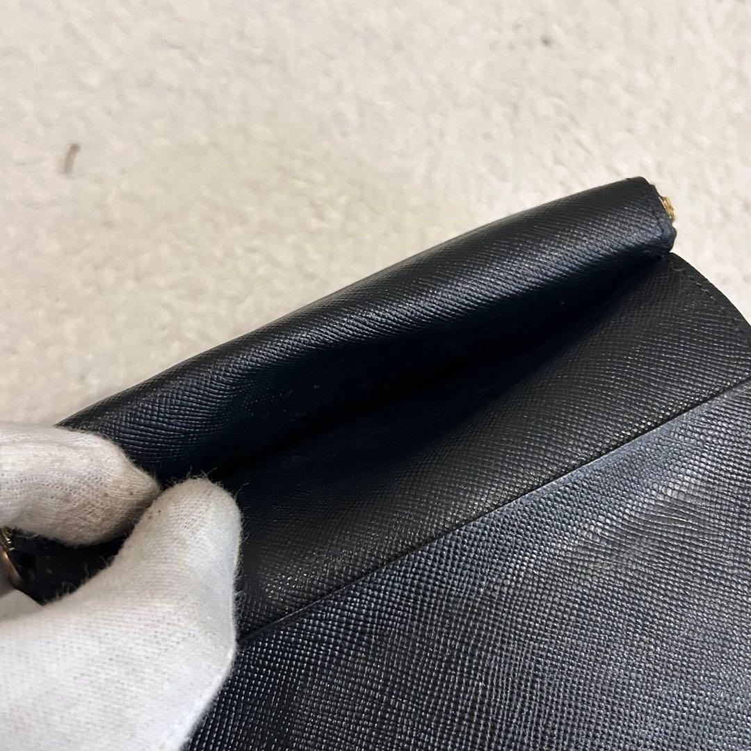 美品✨アンダーカバー×ポーター 2つ折り財布 レザー ロゴ 小銭入れ 黒 コラボ