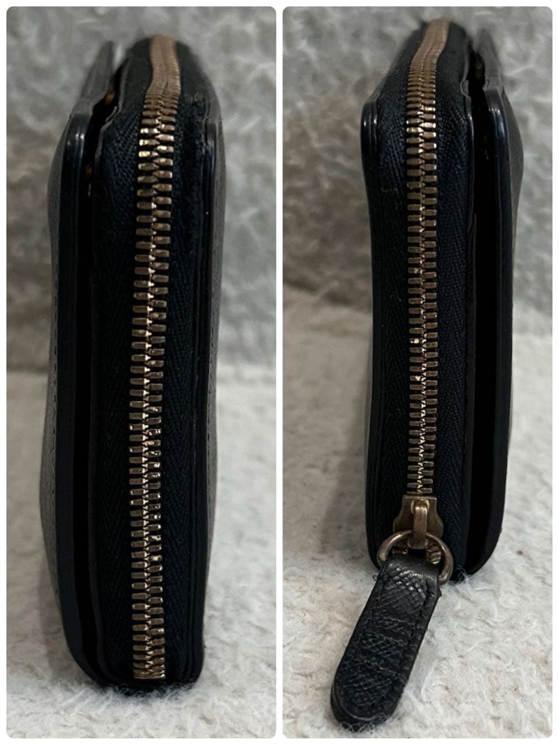 美品✨アンダーカバー×ポーター 2つ折り財布 レザー ロゴ 小銭入れ 黒 コラボ