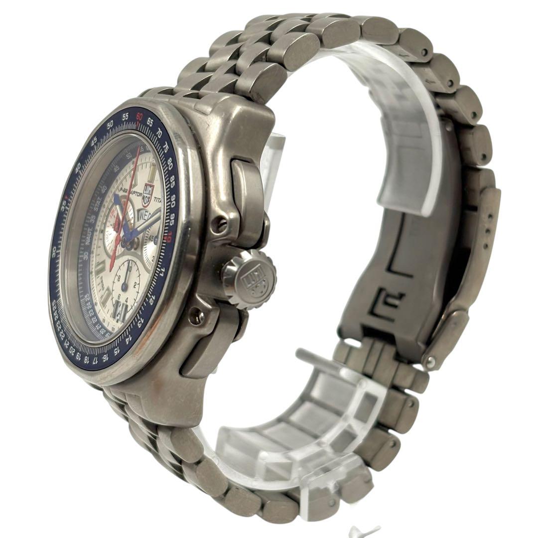 【レア】 ルミノックス 腕時計 ラプター F-22 9270 クロノ チタン