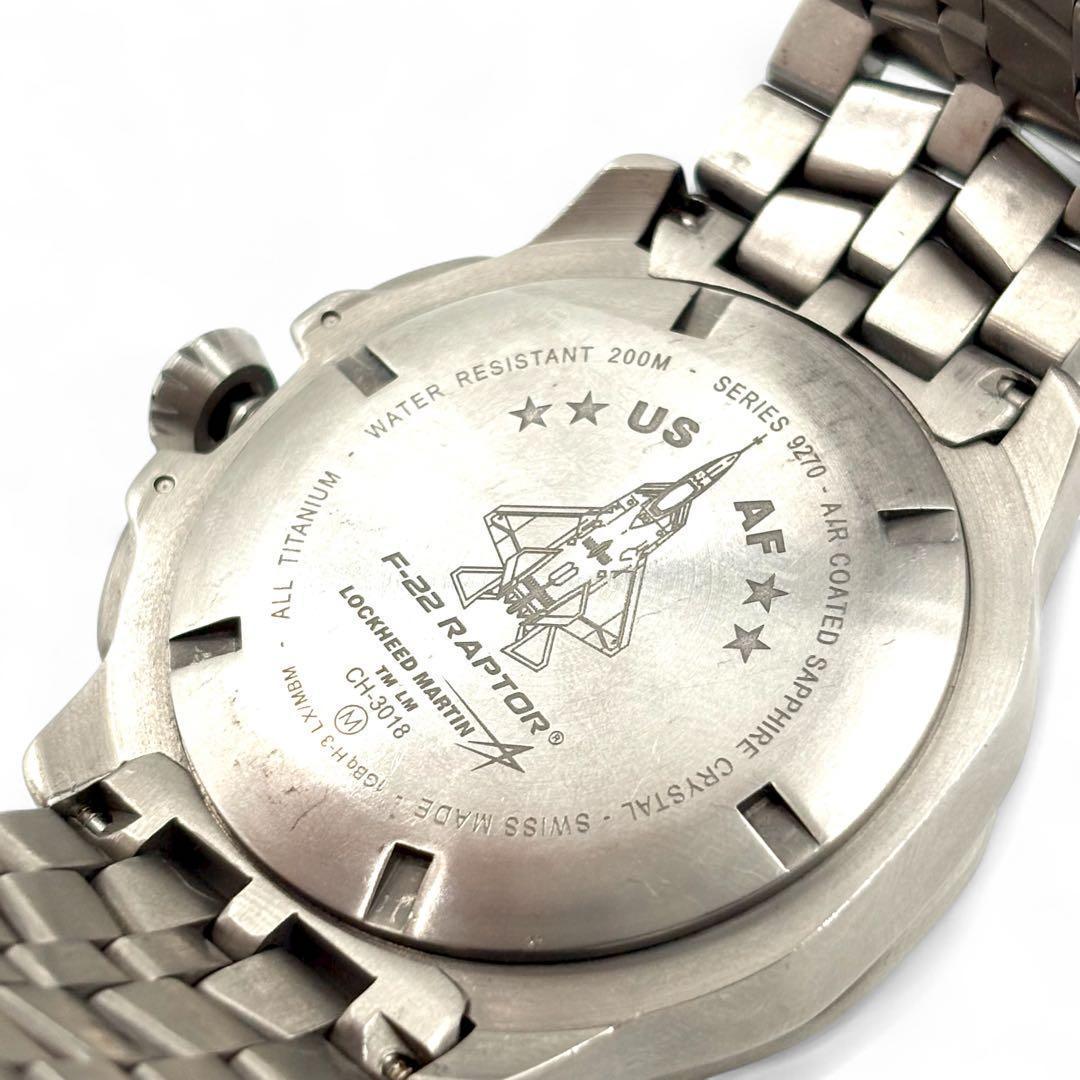 【レア】 ルミノックス 腕時計 ラプター F-22 9270 クロノ チタン