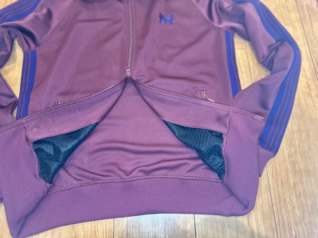 新品未使用 Nebdlles Track Jacket.Poly Wine-S