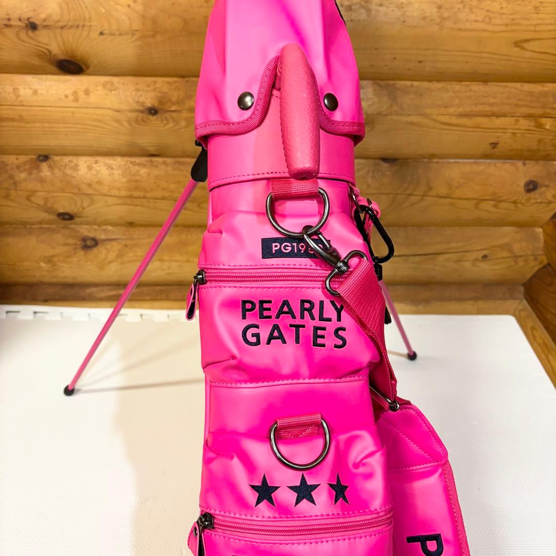 【極美品】PEARLY GATES パーリーゲイツ セルフスタンドバッグ