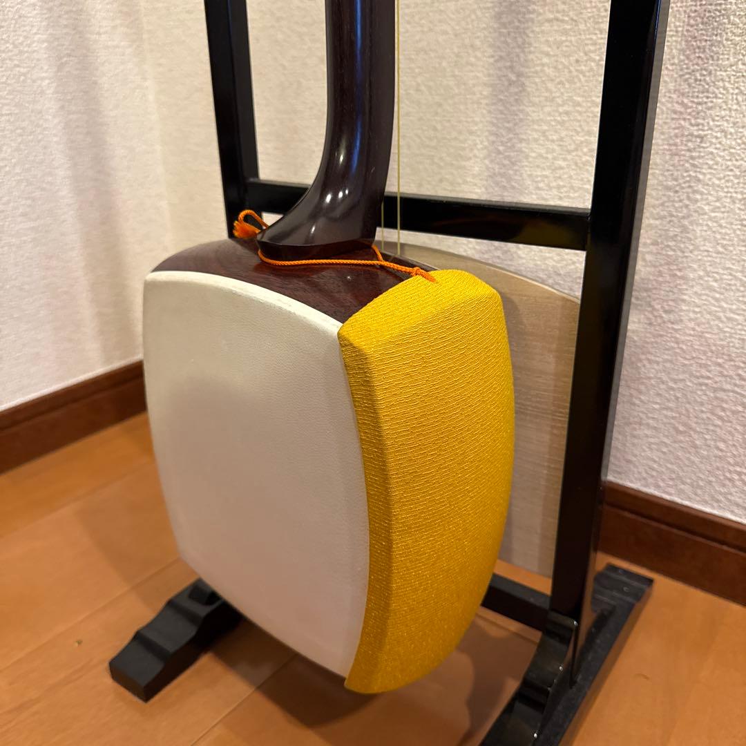 細棹 三味線 正寸 東さわり 破れなし