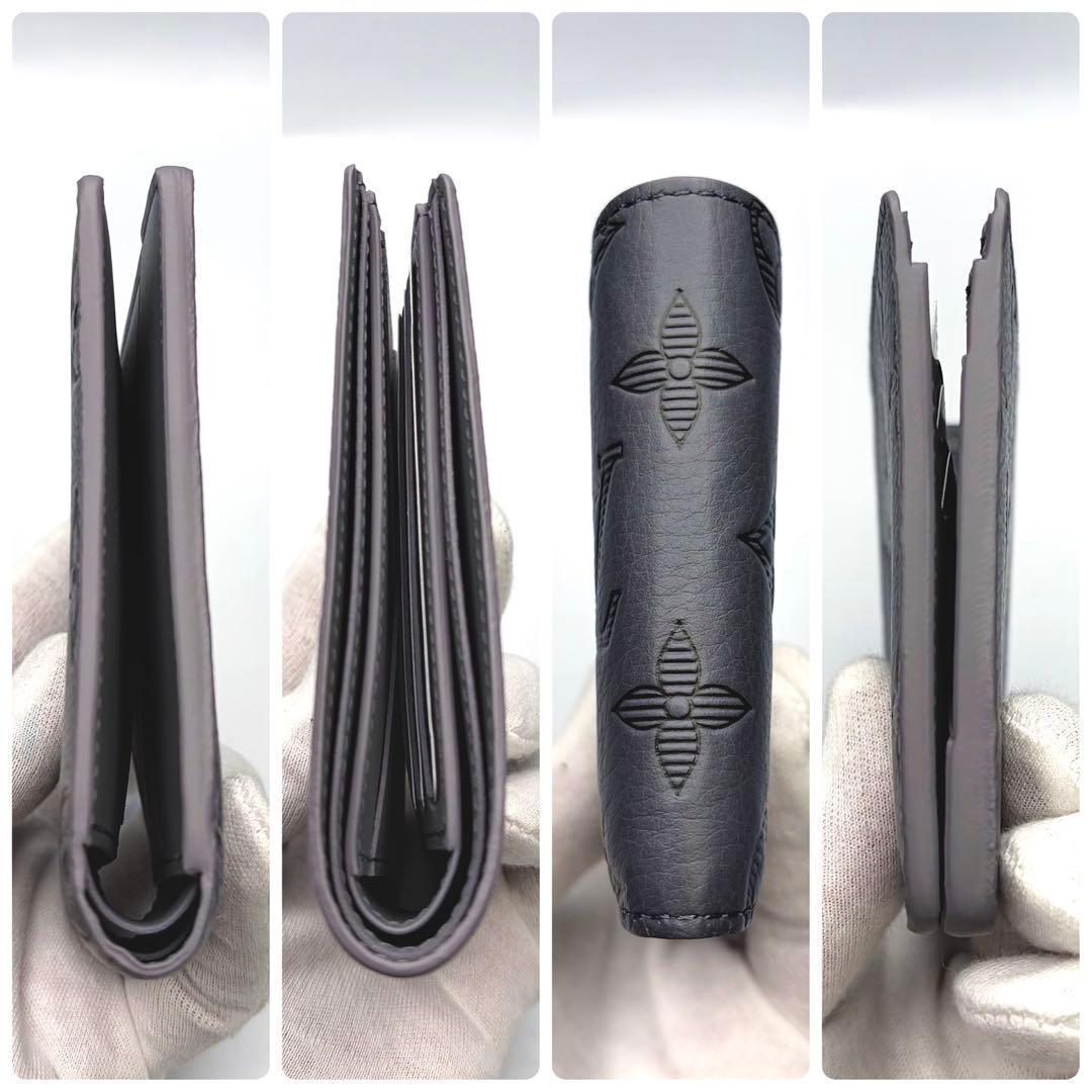 ルイヴィトンミュルティプルモノグラムシャドウアンスラサイトグレー正規保証Z441