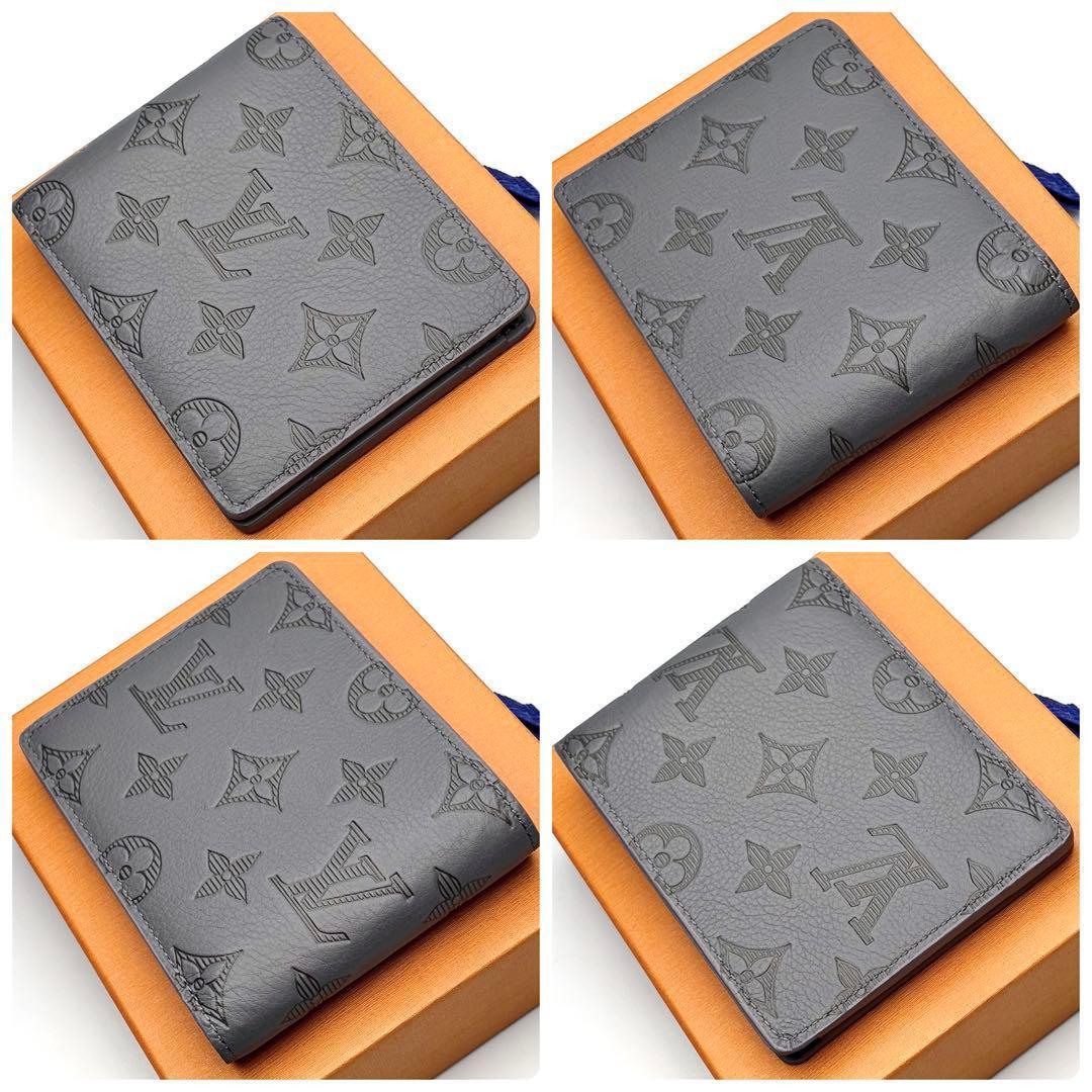 ルイヴィトンミュルティプルモノグラムシャドウアンスラサイトグレー正規保証Z441