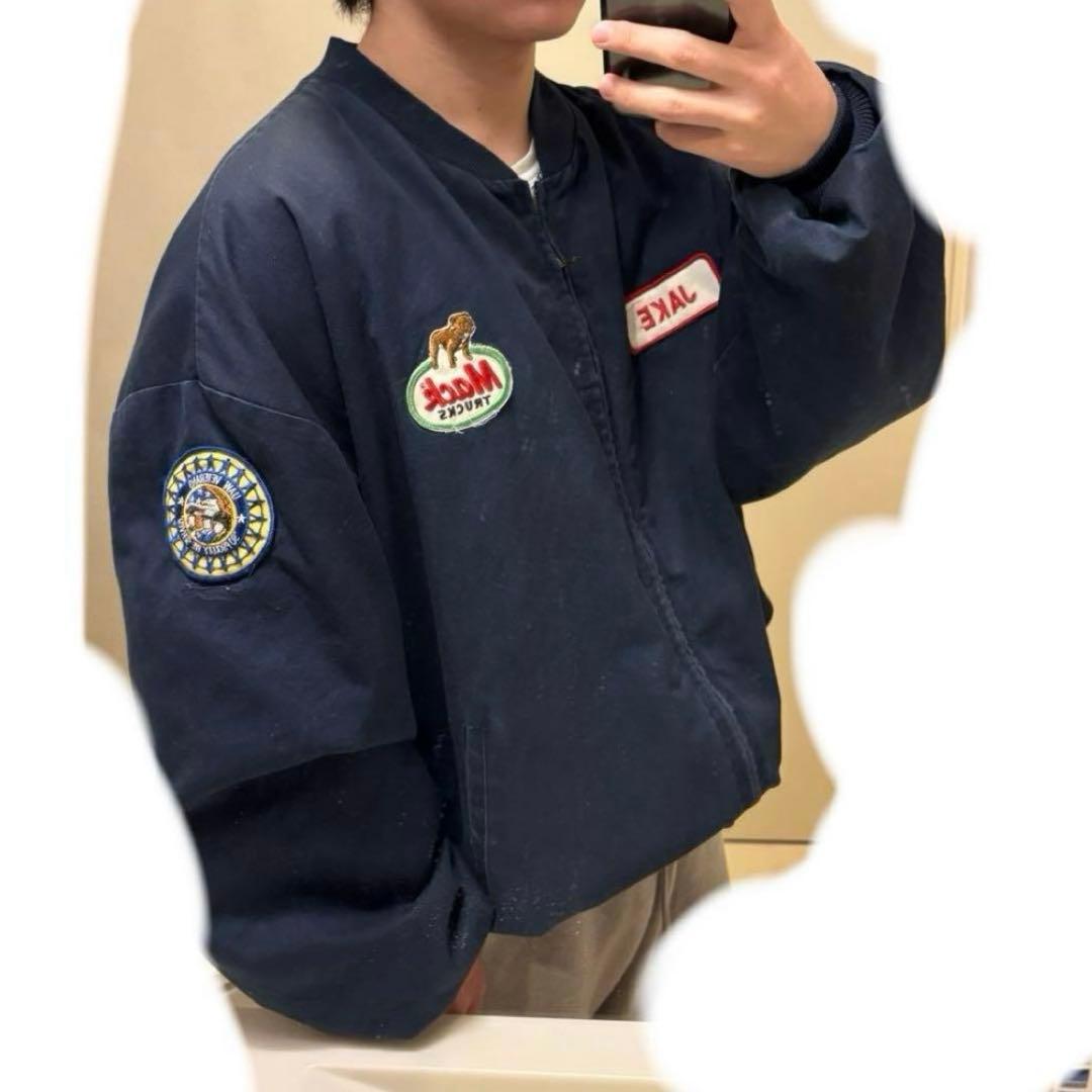 60s usa製 red kap mack trucks ブルゾン ma1 古着