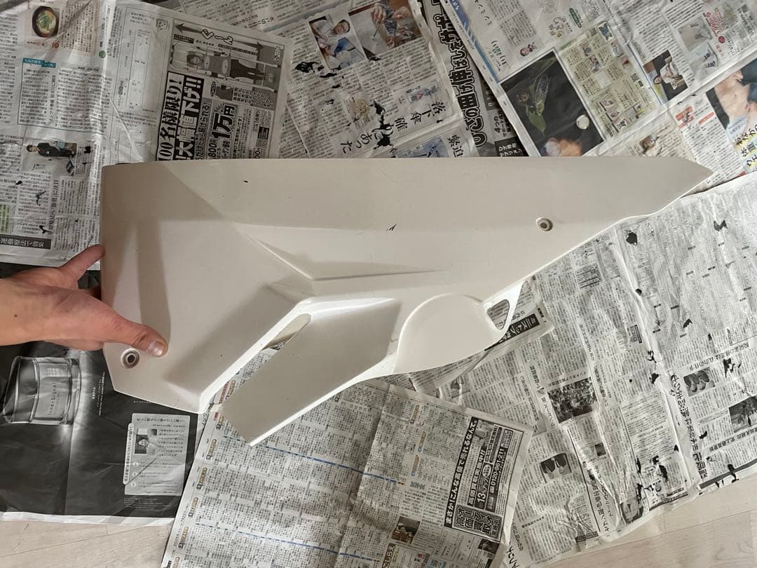 CBR250RR?R?アンダーカウル FRP 白ゲル