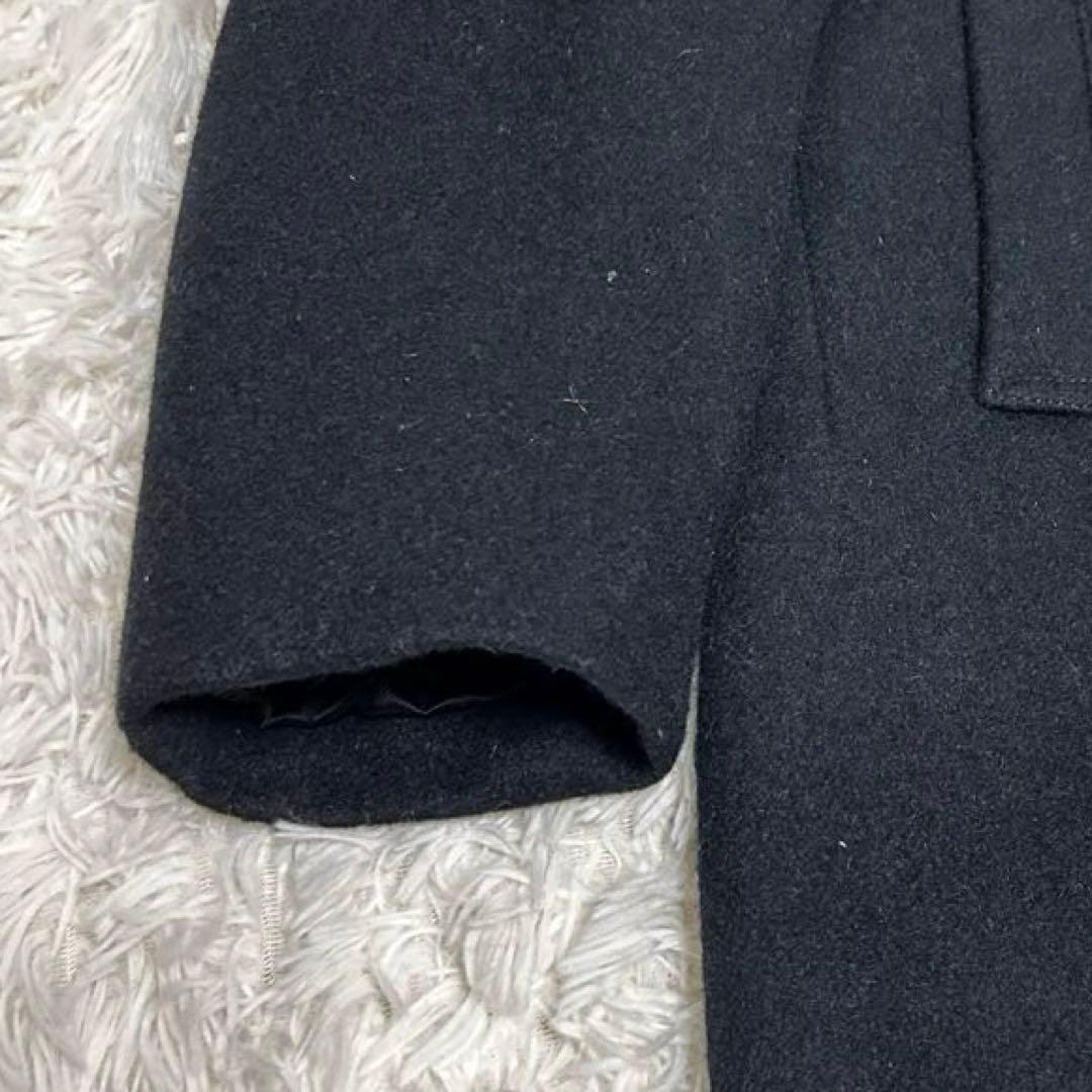 美品　dries van noten ピーコート　サイドファスナー　裏地総柄