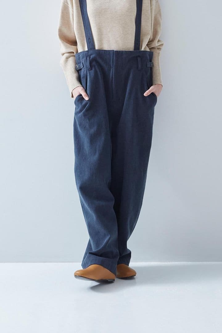 2/1まで☆完売品☆アトリエナルセ☆サスペンダーパンツ