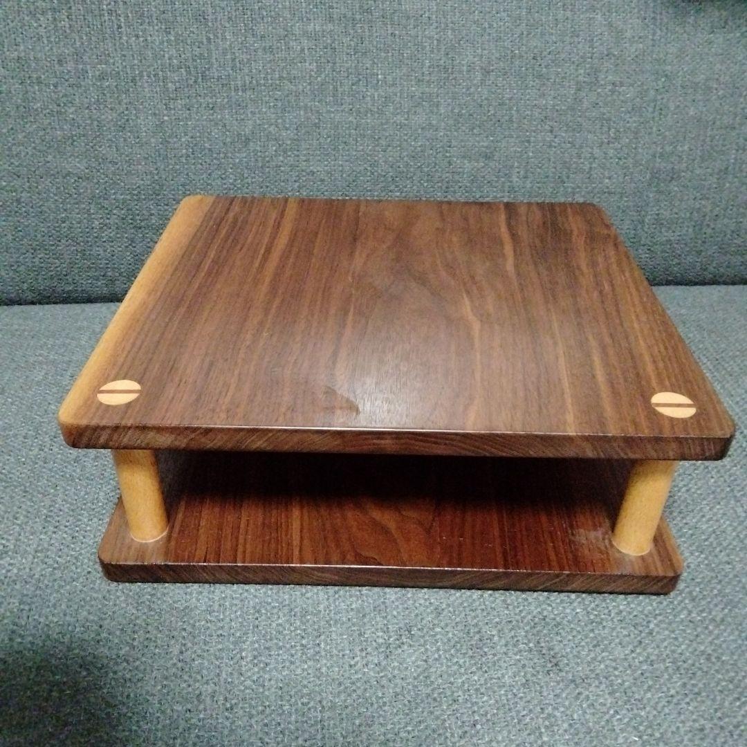 無垢材　ウォールナット　マガジンラック