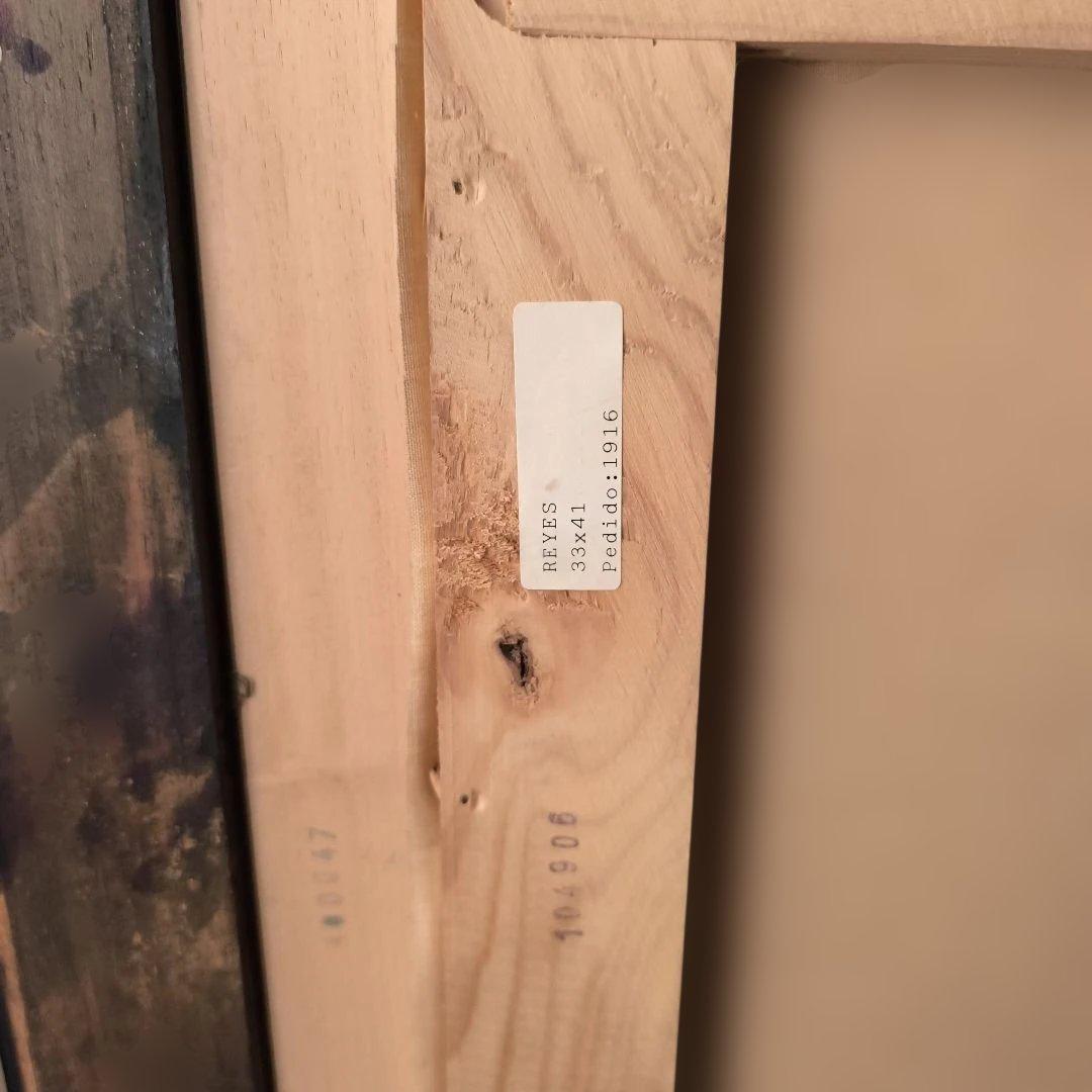 油彩画 海と山の風景