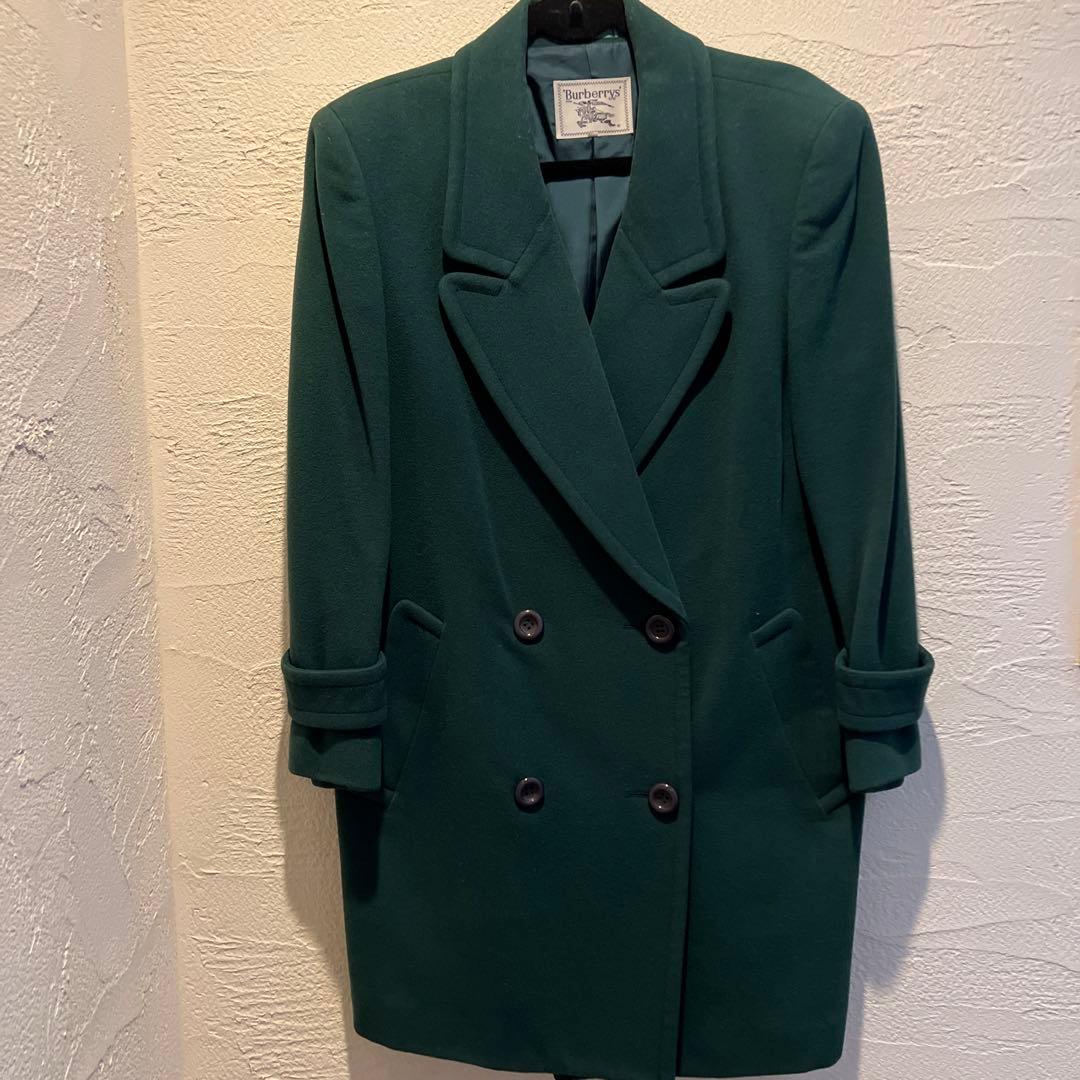 バーバリー　カシミアコート　美品