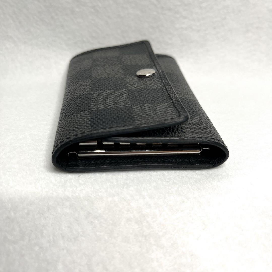 【美品】ルイヴィトン　キーケース　ミュルティクレ 6連　ダミエグラフィット