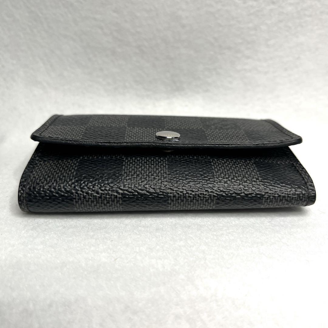 【美品】ルイヴィトン　キーケース　ミュルティクレ 6連　ダミエグラフィット