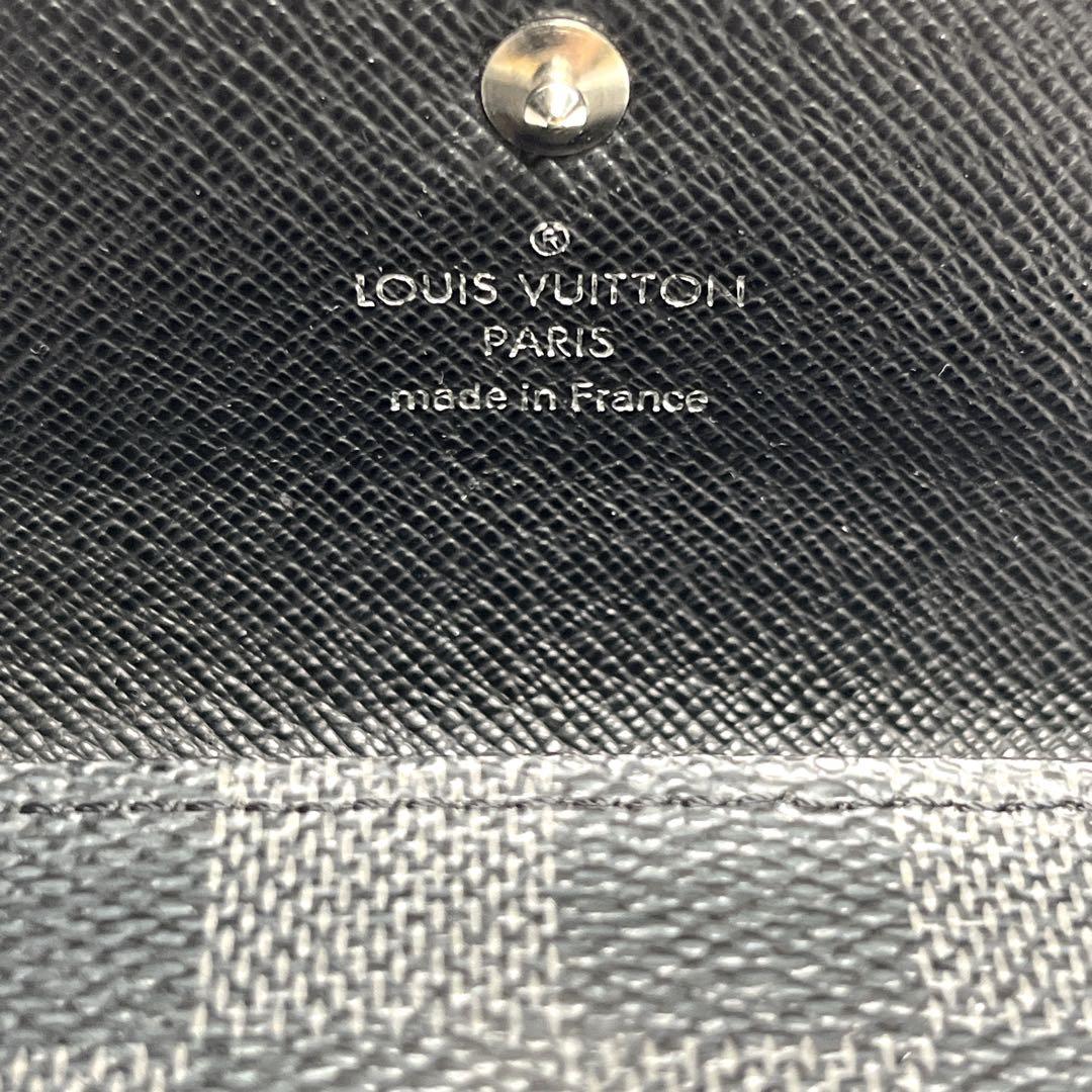 【美品】ルイヴィトン　キーケース　ミュルティクレ 6連　ダミエグラフィット