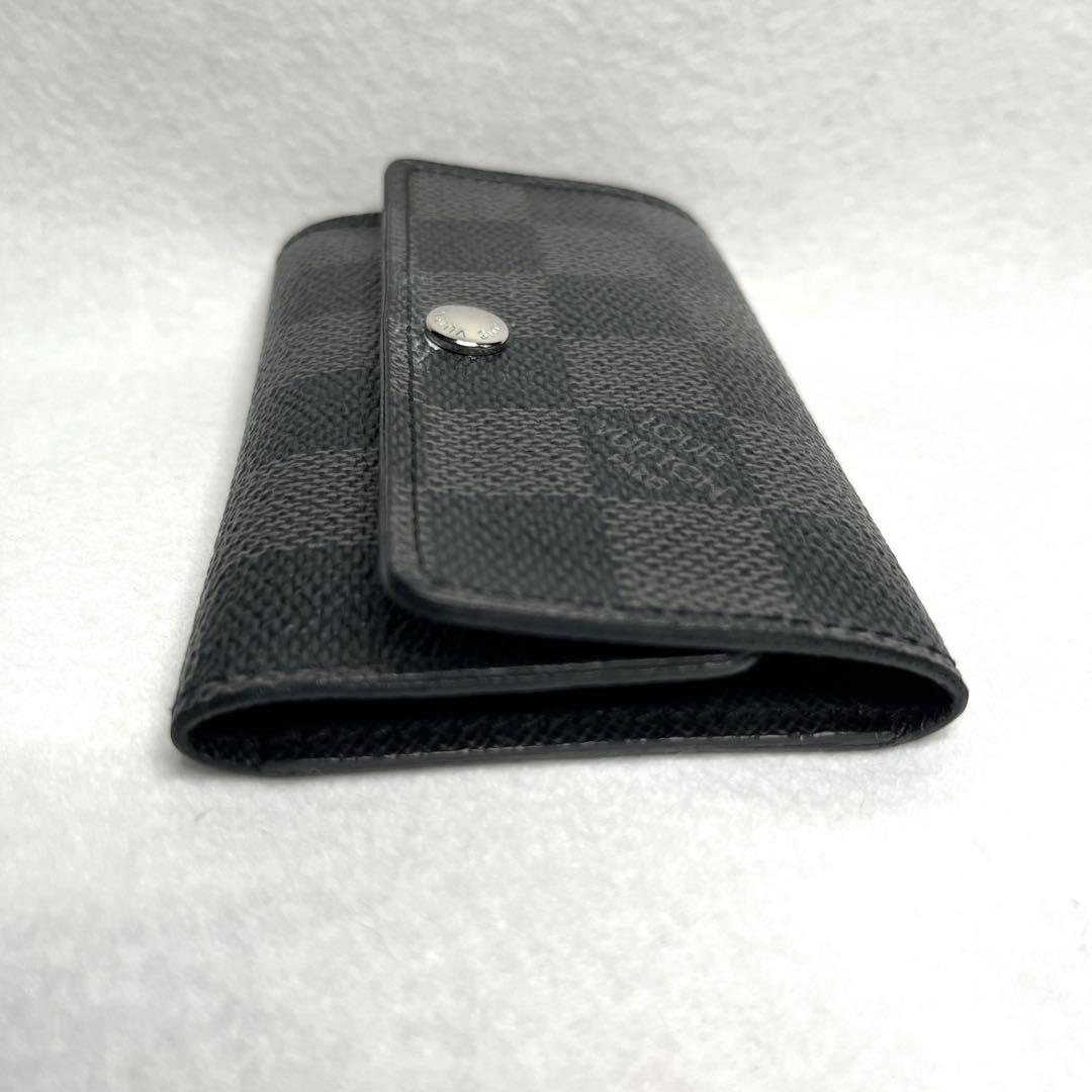 【美品】ルイヴィトン　キーケース　ミュルティクレ 6連　ダミエグラフィット